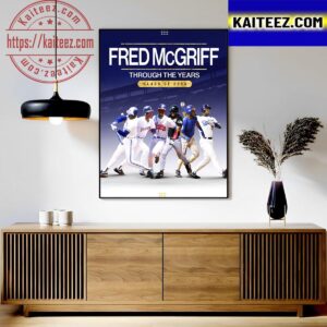 Fred McGriff Through The Years Class Of 2023 Art Decor Poster Canvas