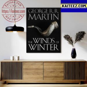 George R R Martin Working On The Winds Of Winter Art Decor Poster Canvas