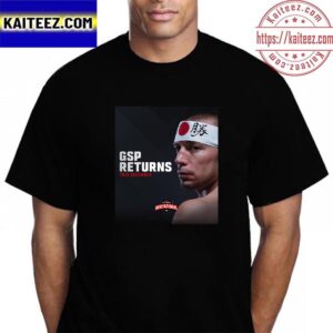 Georges St-Pierre GSP Is Returns This December In UFC Fight Pass Invitational Vintage T-Shirt