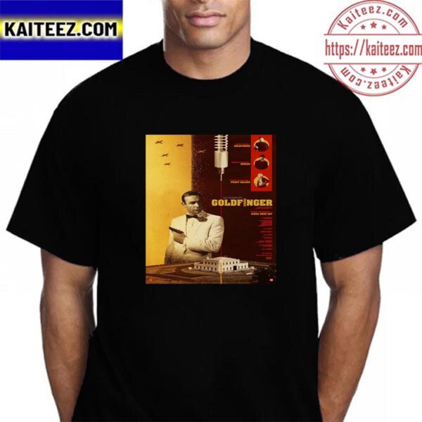 Goldfinger Of Ian Fleming Official Poster Vintage T-Shirt