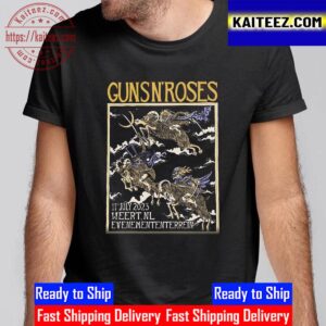 Guns N Roses World Tour Evenemententerrein Weert Netherlands July 11th 2023 Vintage T-Shirt