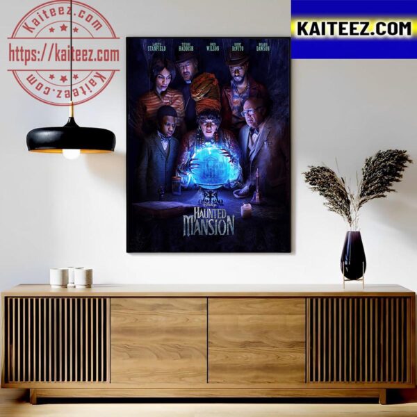 Haunted Mansion Of Disney Official Poster Art Decor Poster Canvas