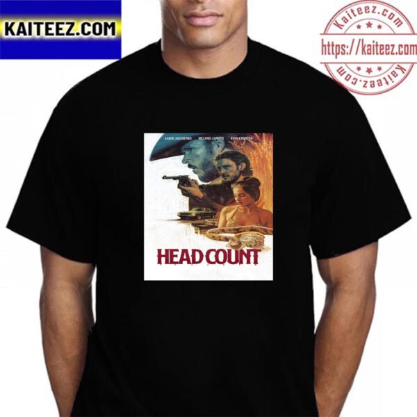 Head Count New Poster Feat Aaron Jakubenko Melanie Zanetti And Ryan Kwanten Vintage T-Shirt