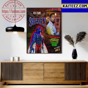 Ice Cube As Superfly In TMNT Movie Mutant Mayhem Art Decor Poster Canvas