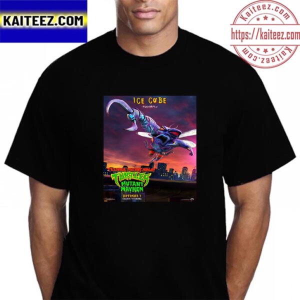 Ice Cube Is Superfly In Teenage Mutant Ninja Turtles Mutant Mayhem Movie Vintage T-Shirt