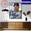 JD Martinez Of National League In 2023 MLB All Star Starters Reveal Art Decor Poster Canvas