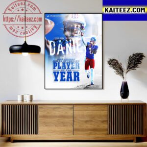 Jalon Daniels Is The Big 12 Preseason Offensive Player Of The Year Art Decor Poster Canvas