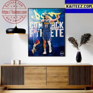 Jamal Murray Takes Home The Well-Deserved 2023 ESPY For Best Comeback Athlete Art Decor Poster Canvas