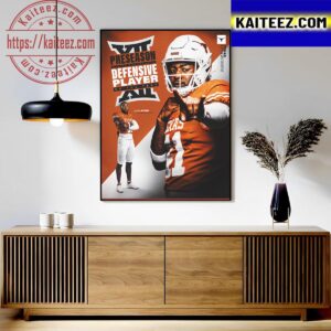Jaylan Ford Is Big 12 Conference Preseason Big 12 Defensive Player Of The Year Art Decor Poster Canvas