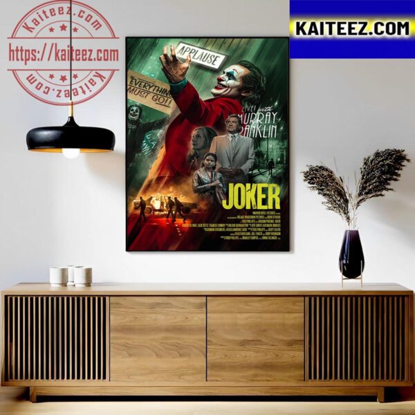Joker New Tribute Poster By Fan Art Decor Poster Canvas