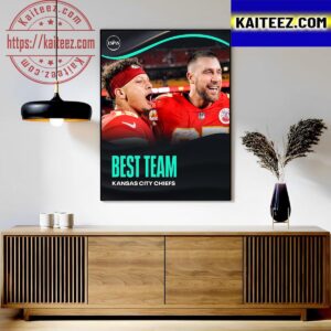 Kansas City Chiefs Win The 2023 ESPY For Best Team Art Decor Poster Canvas
