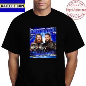 Kevin Owens And Still WWE Undisputed Tag Team Champions Vintage T-Shirt