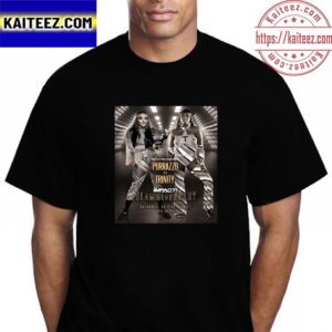Knockouts World Championship Purrazzo Vs Trinity At Impact Wrestling Slammiversary Vintage T-Shirt