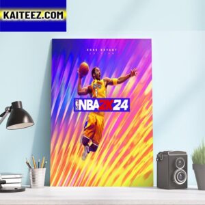 Kobe Bryant Edition On NBA 2K24 Cover Athlete For The Next Generation Art Decor Poster Canvas