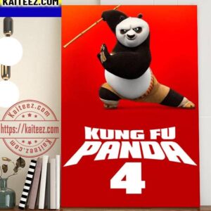 Kung Fu Panda 4 2024 Official Poster Art Decor Poster Canvas