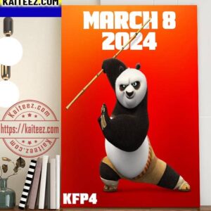 Kung Fu Panda 4 March 8 2024 Poster Art Decor Poster Canvas