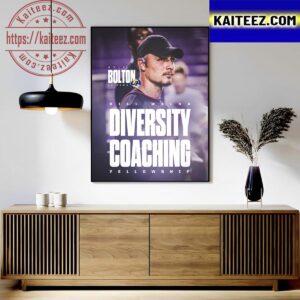 Kyle Bolton Of LA Rams For the Strength and Conditioning Bill Walsh Diversity Fellowship Position Art Decor Poster Canvas