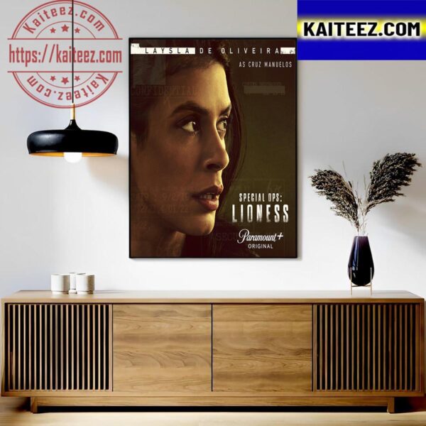 Laysla De Oliveira As Cruz Manuelos In The Special Ops Lioness In Paramount Plus Original Art Decor Poster Canvas