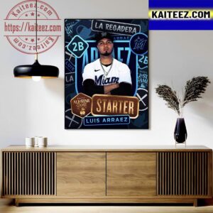 Luis Arraez Is The Starter In 2023 MLB All Star Game In Seattle Art Decor Poster Canvas