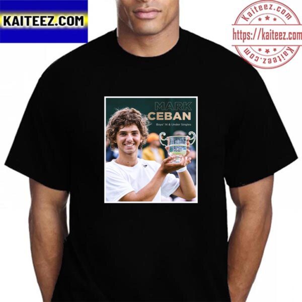 Mark Ceban Is Boys 14 And Under Singles Champion At 2023 Wimbledon Vintage T-Shirt