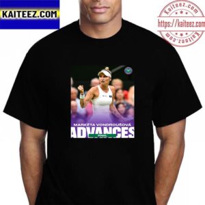 Marketa Vondrousova Advances 2023 Wimbledon Final Vintage T-Shirt