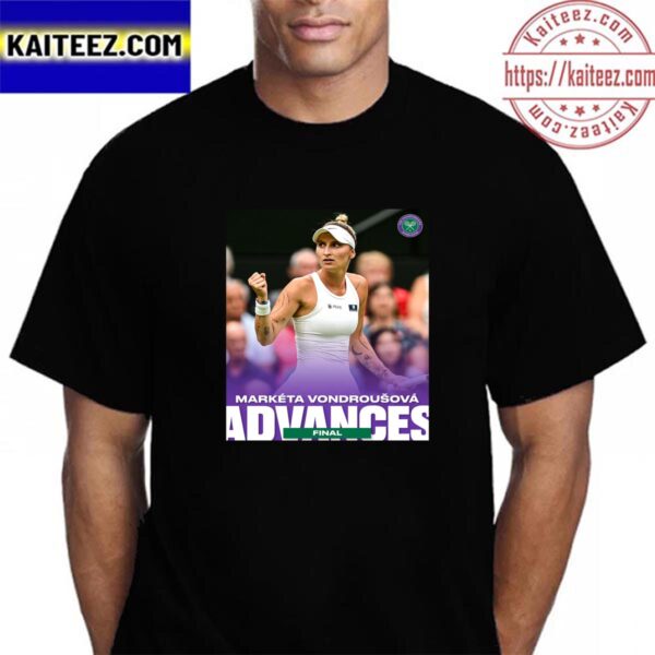 Marketa Vondrousova Advances 2023 Wimbledon Final Vintage T-Shirt