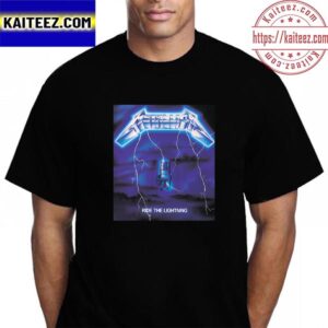 Metallica On This Day In 1984 Ride The Lightning Was Released Vintage T-Shirt