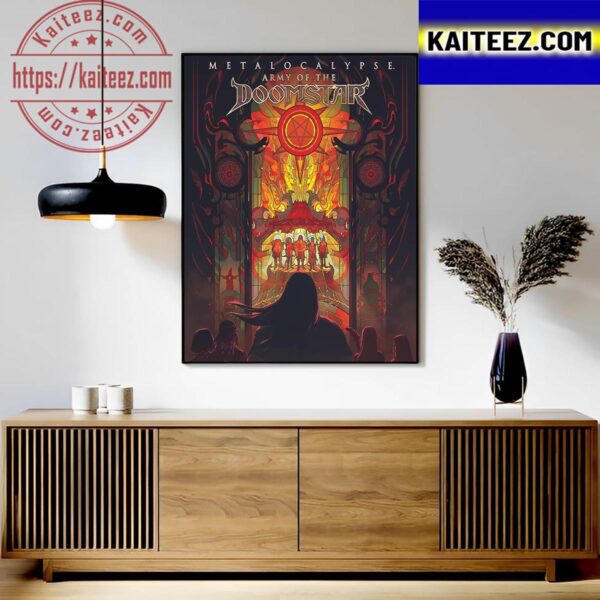 Metalocalypse Army Of The Doomstar Art Decor Poster Canvas