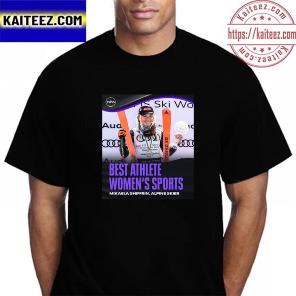 Mikaela Shiffrin Wins The 2023 ESPY For Best Athlete In Womens Sports Vintage T-Shirt