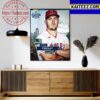 Mike Trout Of American League In 2023 MLB All Star Starters Reveal Art Decor Poster Canvas