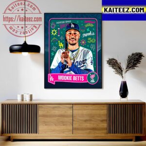 Mookie Betts In MLB Home Run Derby 2023 Art Decor Poster Canvas