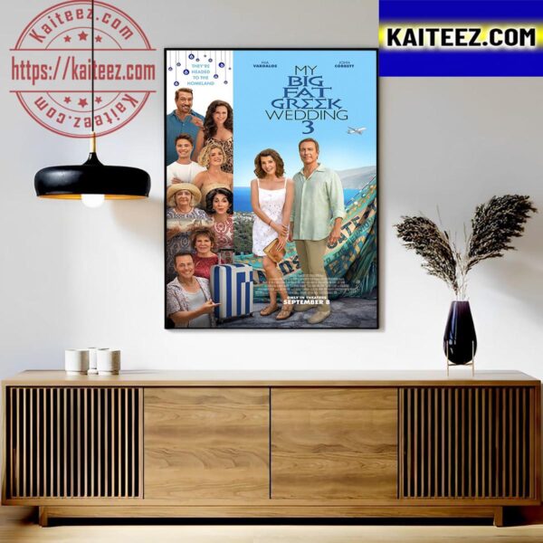 My Big Fat Greek Wedding 3 Official Poster Art Decor Poster Canvas