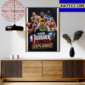 NBA In-Season Tournament Explained Poster Art Decor Poster Canvas