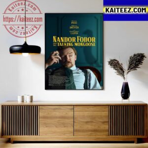 Nandor Fodor And The Talking Mongoose Official Poster With Starring Simon Pegg Art Decor Poster Canvas
