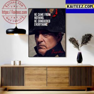 Napoleon Official Poster Of Ridley Scott Art Decor Poster Canvas