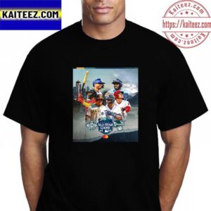 National League Vs American League At All Star Game Seattle 2023 In MLB Vintage T-Shirt