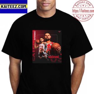 Official Chicago Bulls Have Extended Nikola Vucevic In NBA Vintage T-Shirt