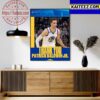 Official Golden State Warriors Thank You Jordan Poole Art Decor Poster Canvas