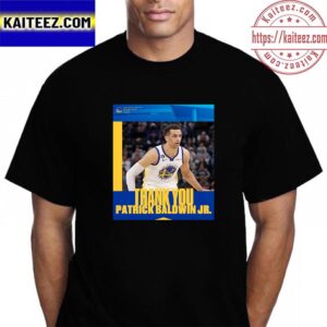 Official Golden State Warriors Thank You Patrick Baldwin Jr Vintage T-Shirt