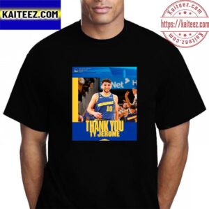 Official Golden State Warriors Thank You Ty Jerome Vintage T-Shirt