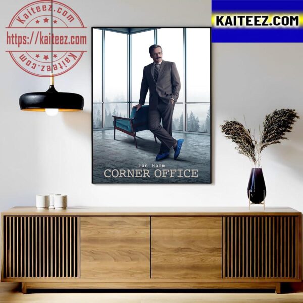Official Poster Corner Office With Starring Jon Hamm Art Decor Poster Canvas