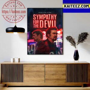 Official Poster Sympathy For The Devil With Starring Nicolas Cage And Joel Kinnaman Art Decor Poster Canvas