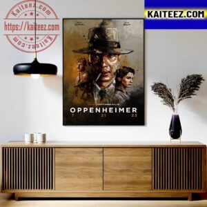 Oppenheimer Movie New Tribute Poster By Fan Art Decor Poster Canvas