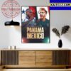 Panama Vs Mexico Set For The 2023 Concacaf Gold Cup Final Wall Decor Poster Canvas