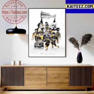 Patrice Bergeron Retirement From NHL With Incredible 19 Seasons Art Decor Poster Canvas