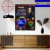 Post Malone As Ray Fillet In TMNT Movie Mutant Mayhem Art Decor Poster Canvas