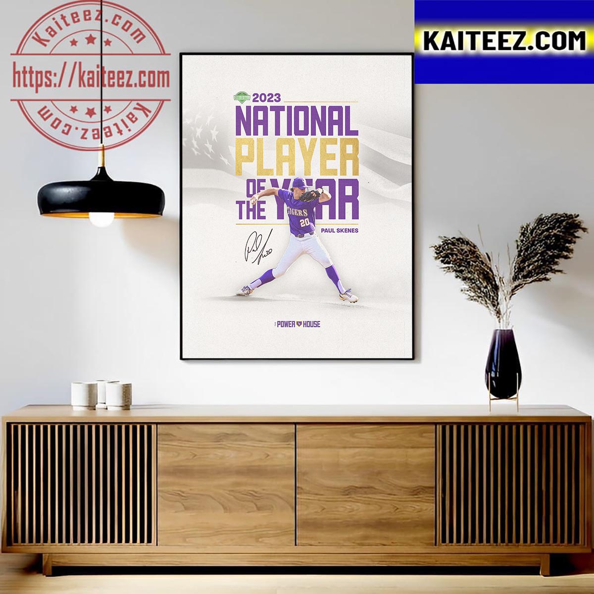 Paul Skenes Is D1 Baseball 2023 National Player Of The Year Art Decor ...