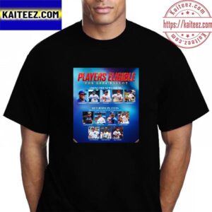 Players Eligible For 2024 Ballot Poster Vintage T-Shirt