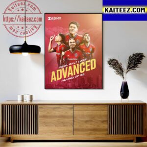 Real Salt Lake Advanced Round Of 32 For Leagues Cup 2023 Art Decor Poster Canvas