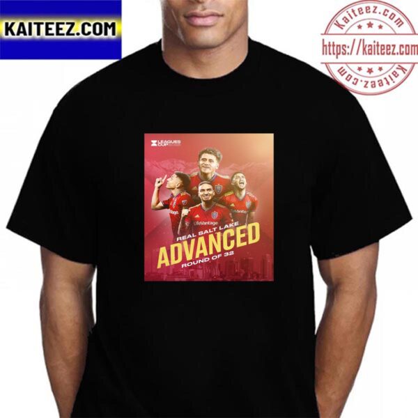 Real Salt Lake Advanced Round Of 32 For Leagues Cup 2023 Vintage T-Shirt